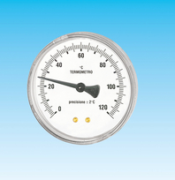 Thermometer 1/2" 63 mm 0-120 gr.