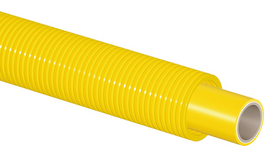Unipipe Gas-plus geel 20x2.25mm m.mantel Rol a 75m.
