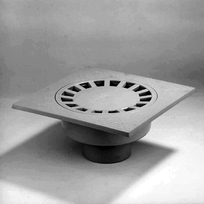 ABS Vloerput met ABS rooster nr. 3 200mm