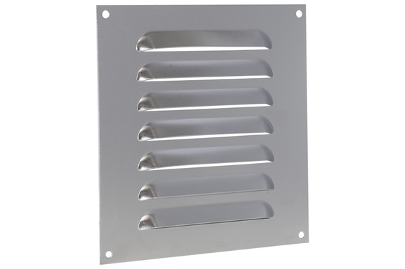 Alu schoepenrooster 150x150mm vlak model - afb. 1