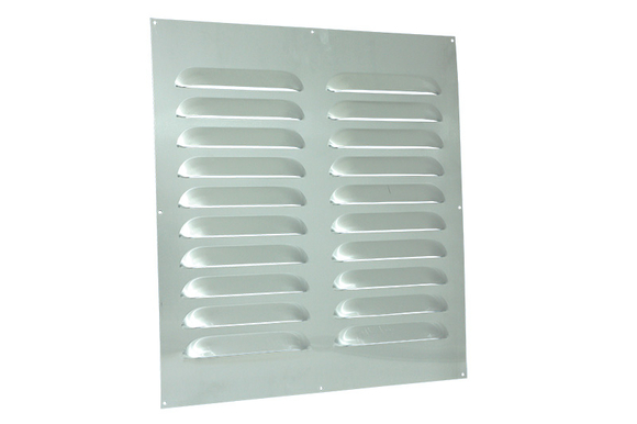 Alu schoepenrooster 500x500mm vlak model - afb. 1