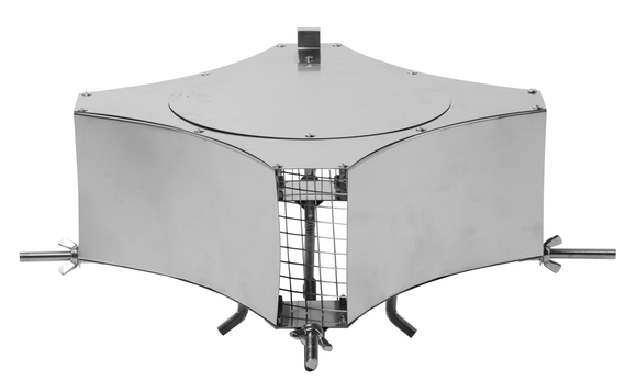 Anjo Openhaardkap Rvs Laag Model Tot 300 - afb. 1