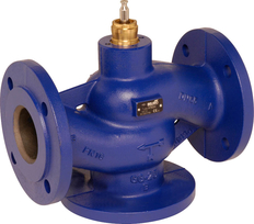 Betec 3-weg flensafsluiter DN25 PN16 H72