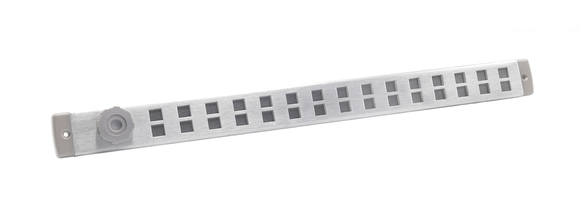 Bold Line Schuifrooster 500x40 Draaiknop - afb. 1