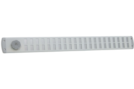 Bold Line Schuifrooster 650x65 Draaiknop