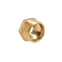 Bonfix Messing verloopring 1 " buiten x 3/8" binnen