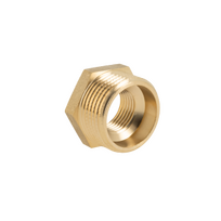 Bonfix Messing verloopring 1 " buiten x 1/2" binnen