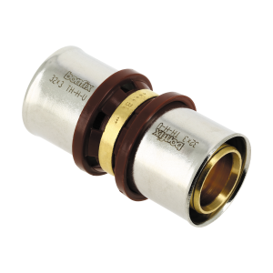 Bonfix Alu-pers 2000140 Rechte koppeling 32 x 32 mm - afb. 1