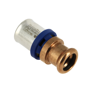 Bonfix Alu-pers 2004215 Rechte kopp. 20 mm x 22 mm m-press - afb. 1