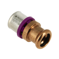 Bonfix Alu-pers 2004220 Rechte kopp. 26 mm x 22 mm m-press