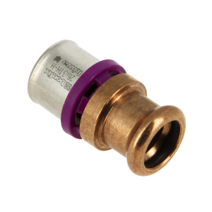 Bonfix Alu-pers 2004220 Rechte kopp. 26 mm x 22 mm m-press - afb. 1