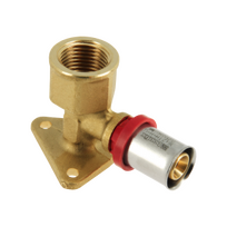 Bonfix Alu-pers Muurplaat 1/2" bin.x16mm