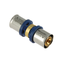 Bonfix Alu-pers Rechte kopp. 20x20 mm