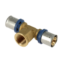 Bonfix Alu-pers T-stuk 20x1/2"Bin.x 20