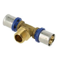 Bonfix Alu-pers T-stuk 20x1/2"bui.x 20