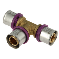 Bonfix Alu-pers T-stuk 26x26x26 mm