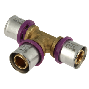Bonfix Alu-pers T-stuk 26x26x26 mm - afb. 1