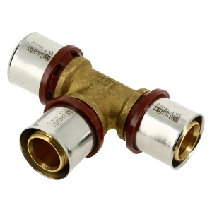 Bonfix Alu-pers T-stuk 32x32x32 mm - afb. 1