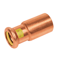 Bonfix Copper-press GAS Insteek verloopkoppeling 28 x 15mm