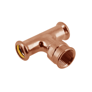 Copper-press K GAS T-stuk 15 x 1/2 binnendraad x 15 mm - afb. 1