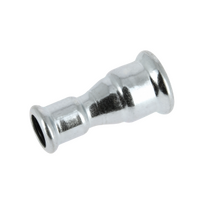 Bonfix Copper-press Staalverzinkt Rechte verloopsok 28 x 22 mm