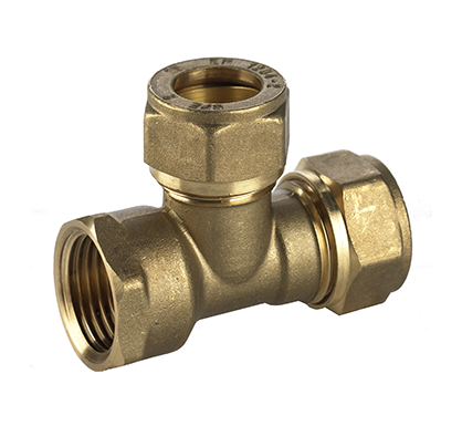 BPE T-stuk 22 x 22 X 1/2" bix 82641 - afb. 1