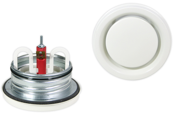 Brandwerend ventiel DSOP O100 staal trap - afb. 1