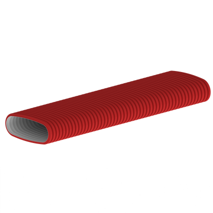 BUH HB+ flex kanaal rood ovaal 133x55 (2 - afb. 1