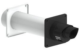 BUH muurdoorvoer PP 100-150 zwart 410076
