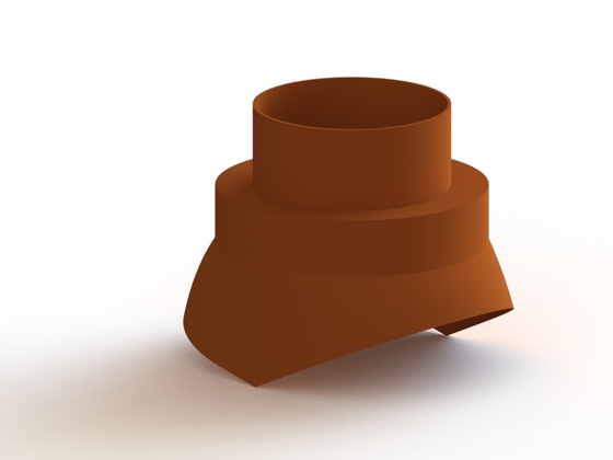 BUH scharn.kap PP 128/132 terracotta 400 - afb. 2