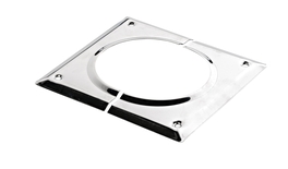 BUH Star muurplaat 125 RVS 400455026