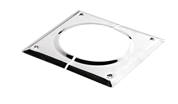 BUH Star muurplaat 125 RVS 400455026 - afb. 1