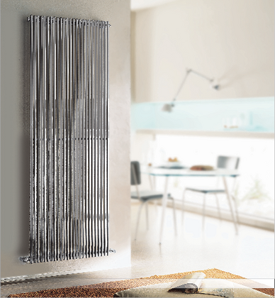 Buisradiator Giada 1900x561x56 verticaal RVS gepol. 1065W DRL - afb. 1