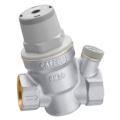Caleffi drukvermind. hoge temp 1" + mano - afb. 1