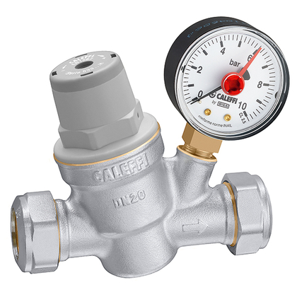 Caleffi drukvermind. hoge temp O15 + man - afb. 1