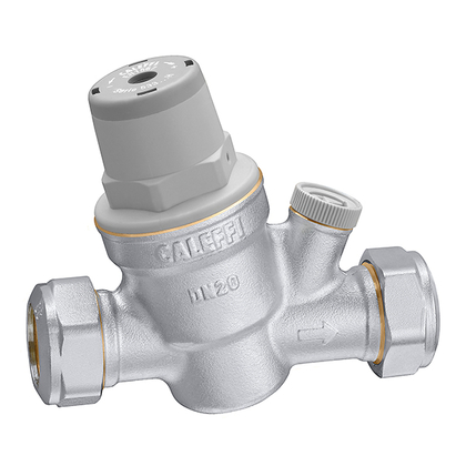 Caleffi drukvermind. hoge temp O28 + man - afb. 1