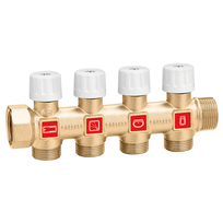 Caleffi verl.collector 3/4"x4 met afslui