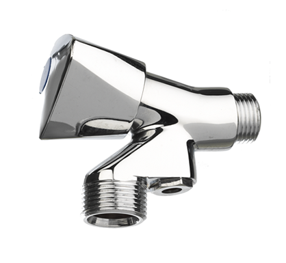 CFL wasm.bel.kraan 1/2 chroom knop (met - afb. 1