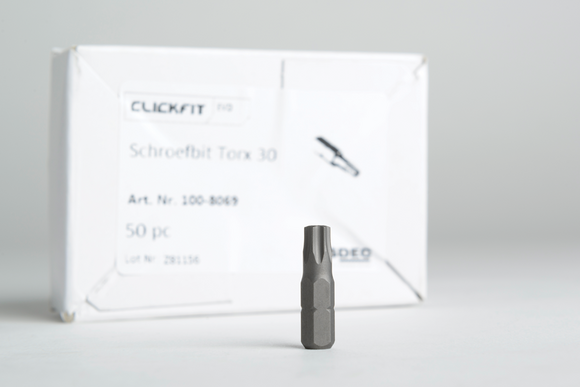 ClickFit EVO schroefbit Torx 30 hol - afb. 1