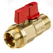 Comap kogelkraan 1/2" recht hendel rood - afb. 4