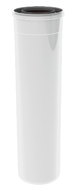 Concentrisch wit PP 60/100 500mm verl.p. - afb. 1