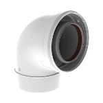 Concentrisch wit PP 80/125 90 gr