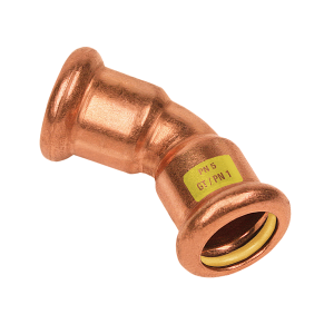 Copper-press Bocht 22mm 45gr.gas - afb. 1