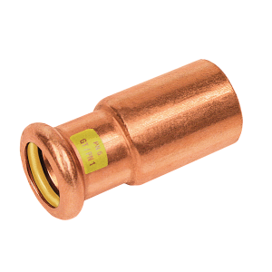 Copper-press Insteekverloop 22-15mm gas - afb. 1