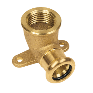 Copper-press Muurplaat 1/2" binnendraad x 12 mm - afb. 1