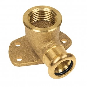 Copper-press Muurplaat 3/4 binnendraad x 22 mm - afb. 1