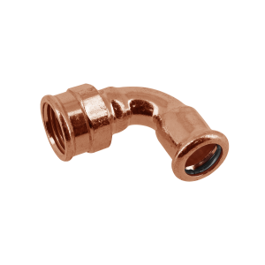 Copper-press Knie 1/2" binnendraad x 22 mm - afb. 1