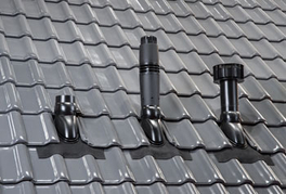 Dakdoorvoerpan + schaal Ubiflex univers.