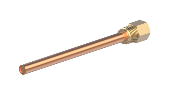 Danfoss dompelbuis 182mm x 1/2 messing 0 - afb. 1
