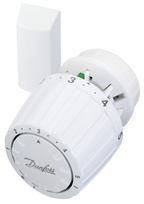 Danfoss knop wit met 2 Mtr cap. 013G2982